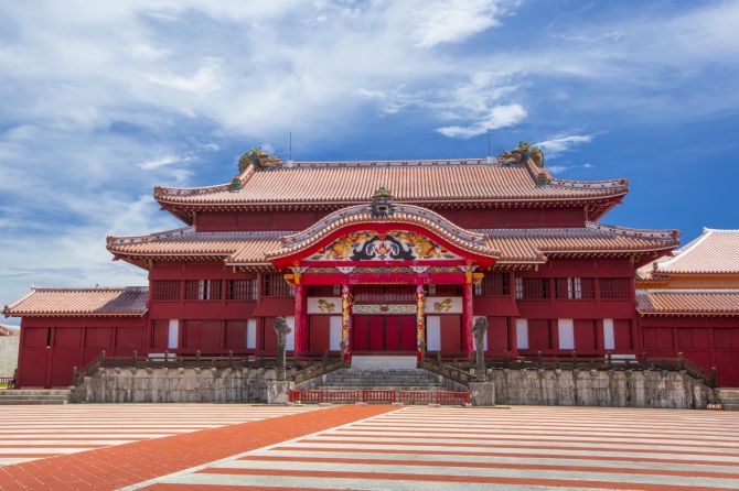 首里城公園　北殿案内カウンター