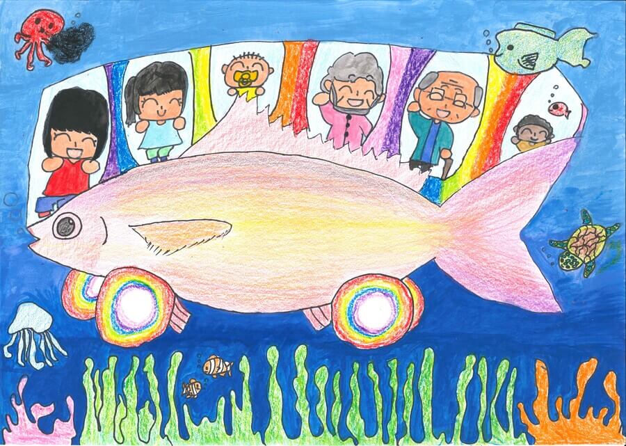 「海も走るよグルクンバス」